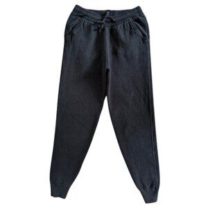 TOMMY JOHN Black High Rise Sweater Lounge Jogger Pants Small